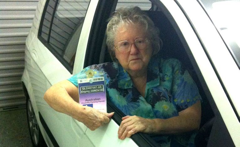 Valerie Kishawi says there are not enough disabled parking spaces around Gympie. Valerie Kishawi says there are not enough disabled parking spaces around Gympie.